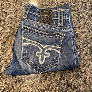 Mens Rock Revival Men Jeans 29 X 30 Straight